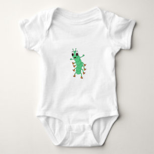 Body Para Bebé oruga verde