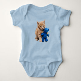Body Para Bebé Osito de peluche de gato naranja lindo