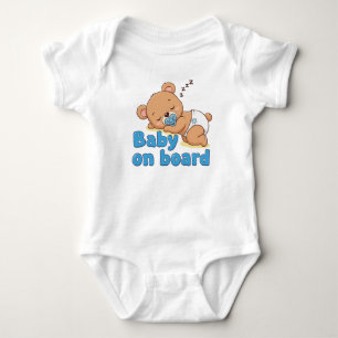 Body Para Bebé Osito de peluche durmiendo adorable bebé a bordo C