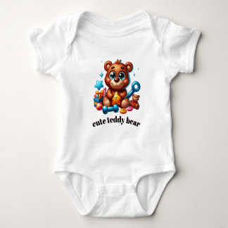 Body Para Bebé 🧸Osito de peluche lindo con juguete de estrella –