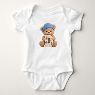 Body Para Bebé Osito de peluche mono Bodysuit Inicial D Marinero 