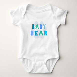Body Para Bebé Oso bebé - azul