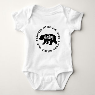 Body Para Bebé Oso bebé, camiseta familiar