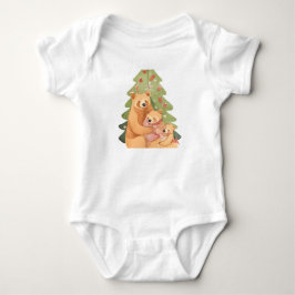 Body Para Bebé Oso bebé, mamá osa y papá oso
