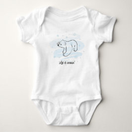 Body Para Bebé Oso bebé polar.