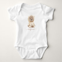 Oso de bebé de osito de peluche marrón neutro