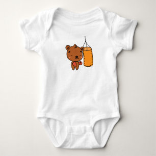 Body Para Bebé Oso De Boxeo Adorable