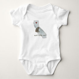 Body Para Bebé Oso de California | Bodysuit para bebé