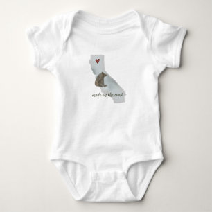Body Para Bebé Oso de California Bodysuit para bebé