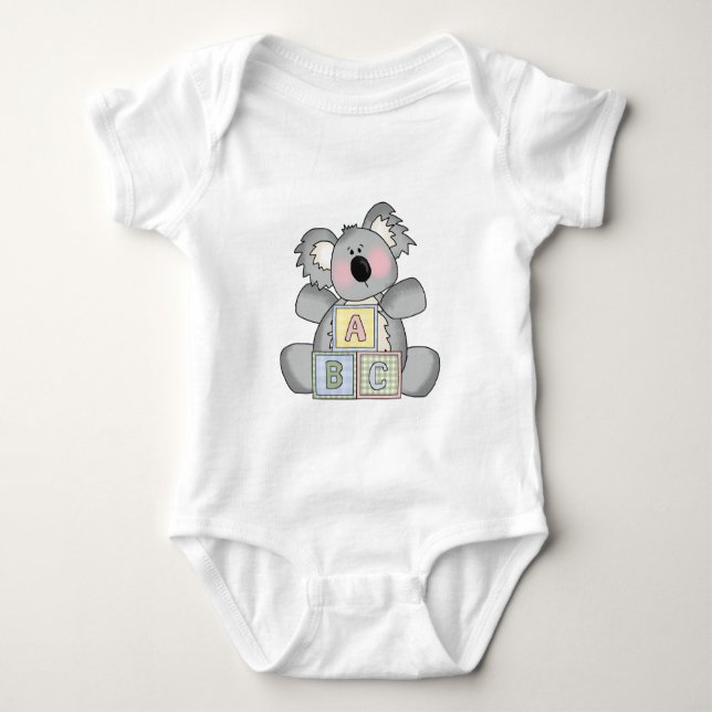 Body Para Bebé Oso de koala del bebé (Anverso)