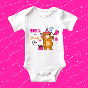 Body Para Bebé Oso de peluche