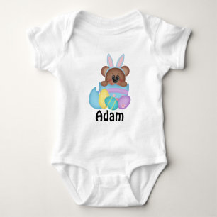 Body Para Bebé Oso de peluche de pascua con huevo de pascua
