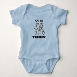 Body Para Bebé Oso de peluche lindo de verano para bebés