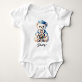 Body Para Bebé Oso de peluche marinero lindo