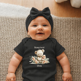 Body Para Bebé Oso de peluche personalizado para recién nacido mu