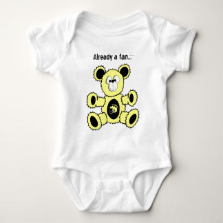 Body Para Bebé Oso de Steelers ya un bebé de la fan…