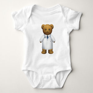 Body Para Bebé Oso del médico - oso de peluche
