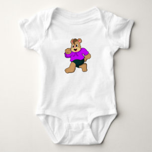 Body Para Bebé Oso en ejecución