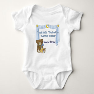 Body Para Bebé Oso Estrella Twinkle - Azul