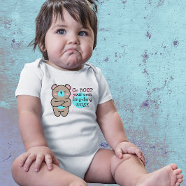 Body Para Bebé Oso Lindo - No Toques Mi Nariz Bodysuit de Bebé