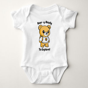 Body Para Bebé ¡Oso listo para explorar! Oso lindo 
