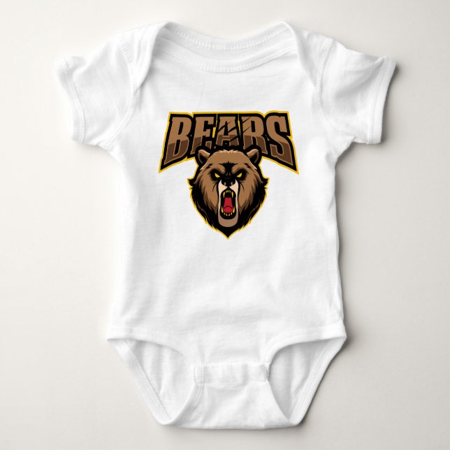 Body Para Bebé Oso marrón (Anverso)