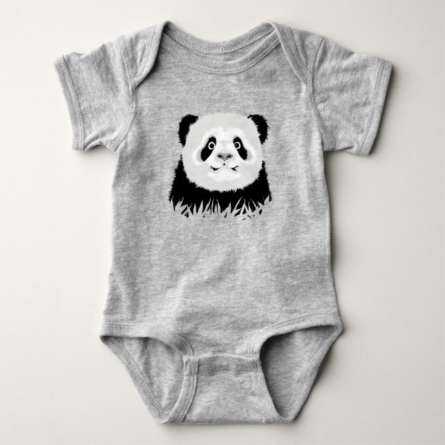 Body Para Bebé Oso Panda (Anverso)