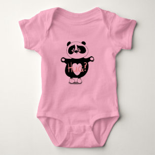 Body Para Bebé Oso Panda