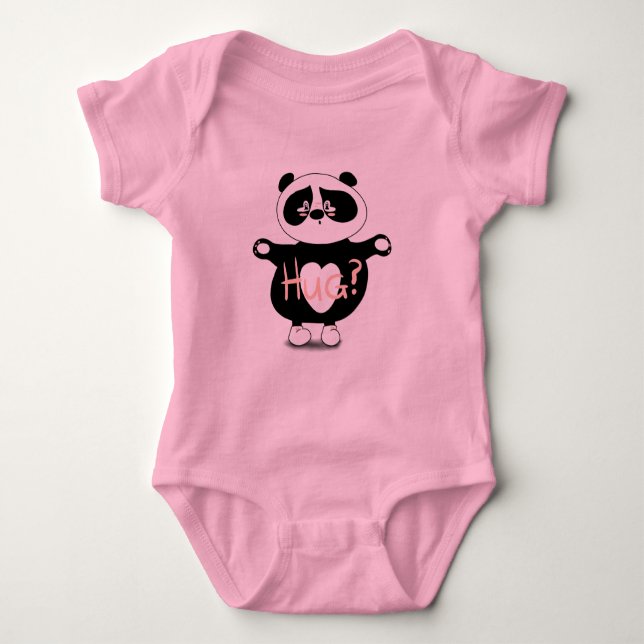 Body Para Bebé Oso Panda (Anverso)