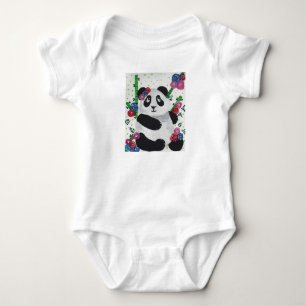 Body Para Bebé Oso Panda Dulcemente Adorable
