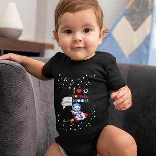 Body Para Bebé Oso Panda Lindo En Nave Espacial Personalizado Par