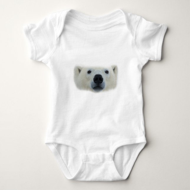 Body Para Bebé Oso polar (Anverso)
