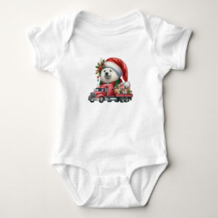 Body Para Bebé Oso polar de Navidades curos