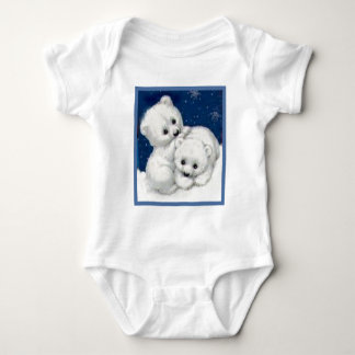Body Para Bebé Oso polar lindo Cubs