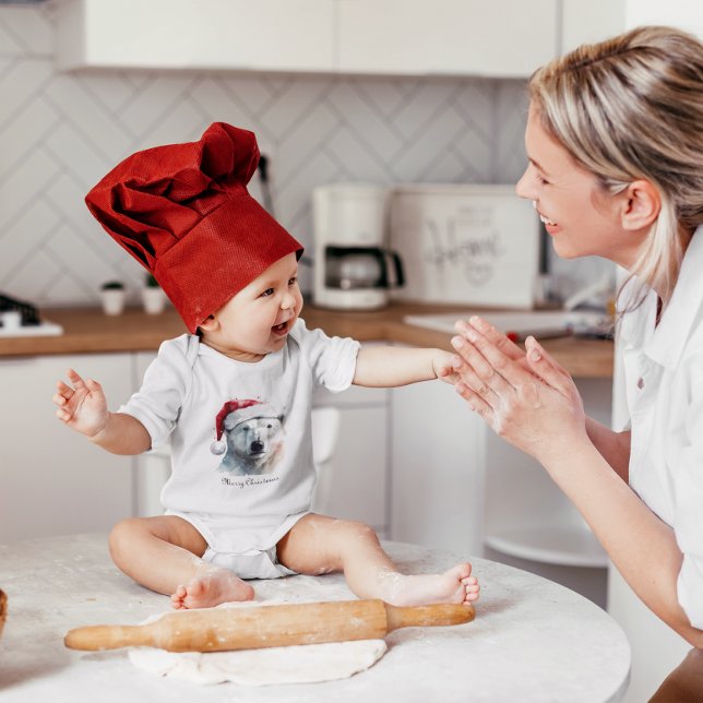 Body Para Bebé Oso polar navidad, personalizable (Subido por el creador)