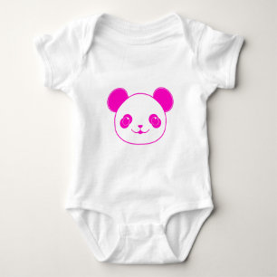 Body Para Bebé Oso rosa Kawaii Panda