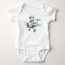 Osos Azules Felices y Lindos Pilotos Niños