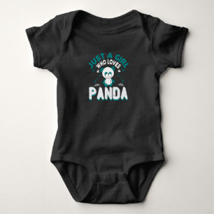 Body Para Bebé Osos - Sólo un Chica que ama a Panda