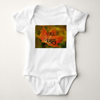 Body Para Bebé Otoño Leaf Fall Vibes Baby Bodysuit