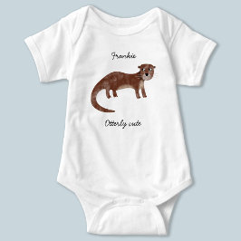 Body Para Bebé Otter Personalized Otterly Cute