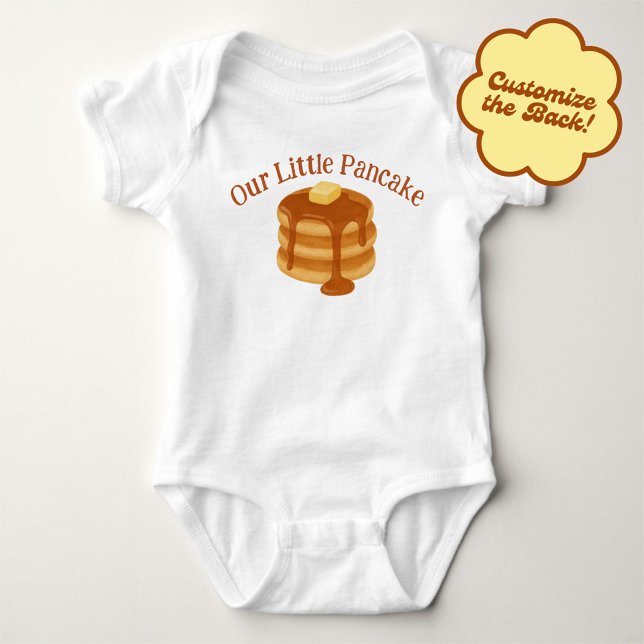 Body Para Bebé Our Little Pancake Breakfast Theme  (Subido por el creador)