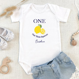 Body Para Bebé Our Main Squeeze Kids Birthday Bodysuit