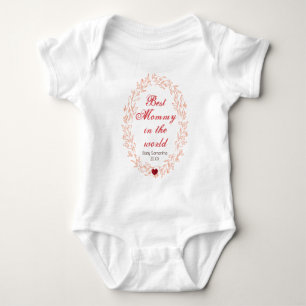 Body Para Bebé Outfit del primer día de la madre del bebé