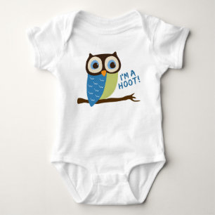 Body Para Bebé Owl Art I'm A Hoot