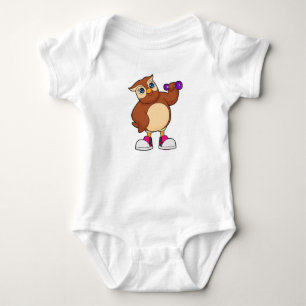 Body Para Bebé Owl Fitness Dumbbell