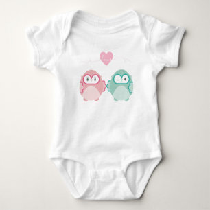 Body Para Bebé OWL LOVE :: chica suave + niño