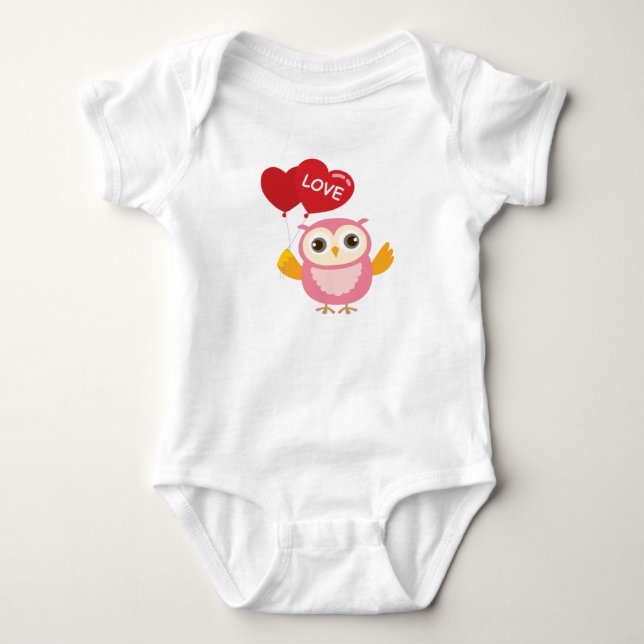 Body Para Bebé Owl T-Shirt (Anverso)