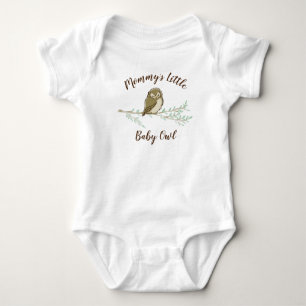 Body Para Bebé Owl Woodland Animal Baby Shower