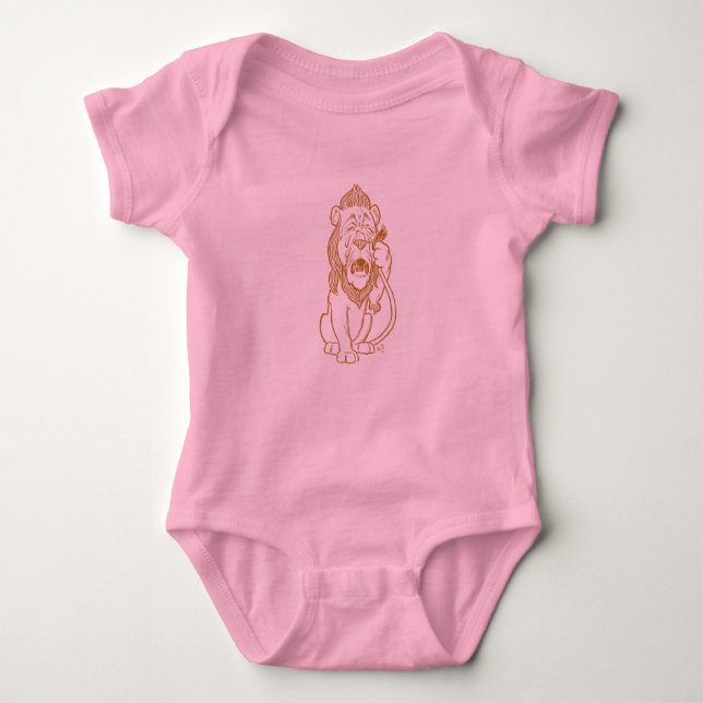 Body Para Bebé Oz Baby Cowardly Lion (Anverso)