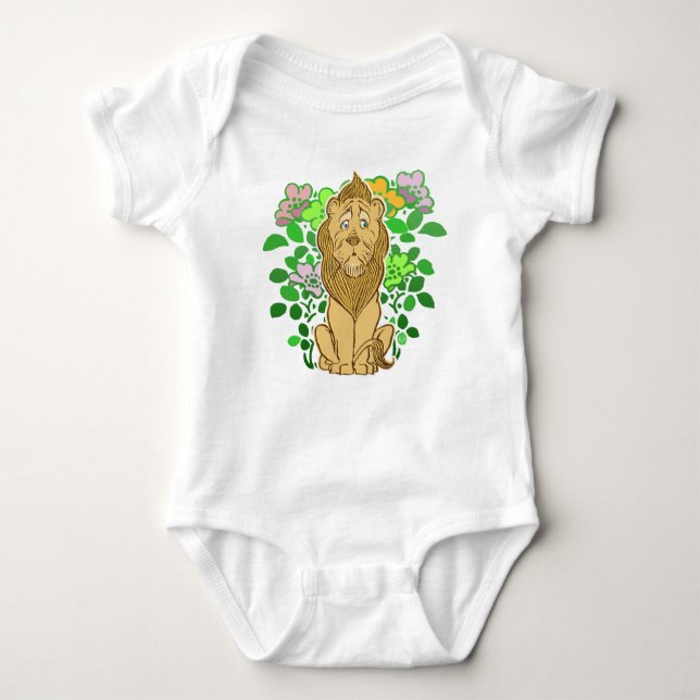 Body Para Bebé Oz - Cowardly Lion Tee (Anverso)